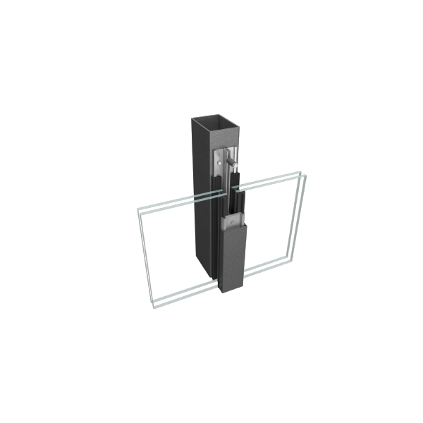 Mur-rideau empilé 60 - 60MTCT