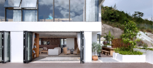 Portes pliantes en acier SLIM65